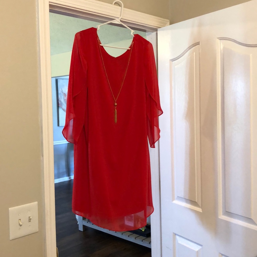 Red dress